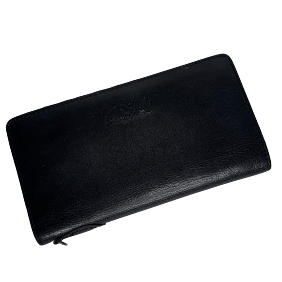 PATRICIA NASH BLACK LEATHER WALLET - Picture 2 of 12